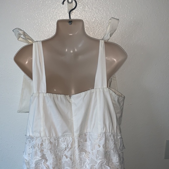 ELOQUII 3D  LACE FIT AND FLARE DRESS - Picture 9 of 10